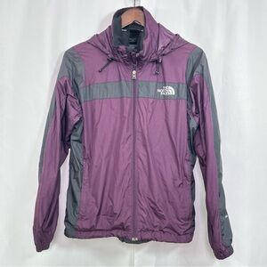 The North Face Women’s Medium Hydrenalite  Hooded Jacket Purple Black Lt Weight